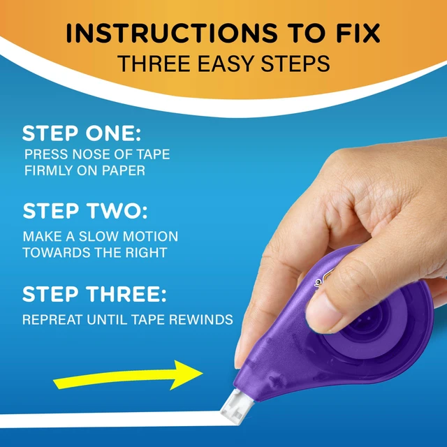 Alt view image 5 of 6 - BIC Wite-Out EZ Correct Tear-Resistant Correction Tape 39.3ft 10Count