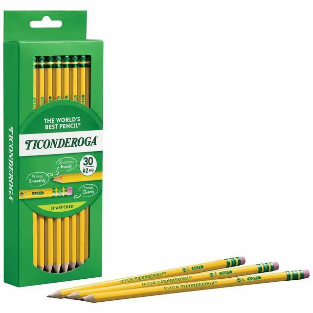 Alt view image 5 of 5 - Ticonderoga Wood-Cased Pencils, Pre-Sharpened