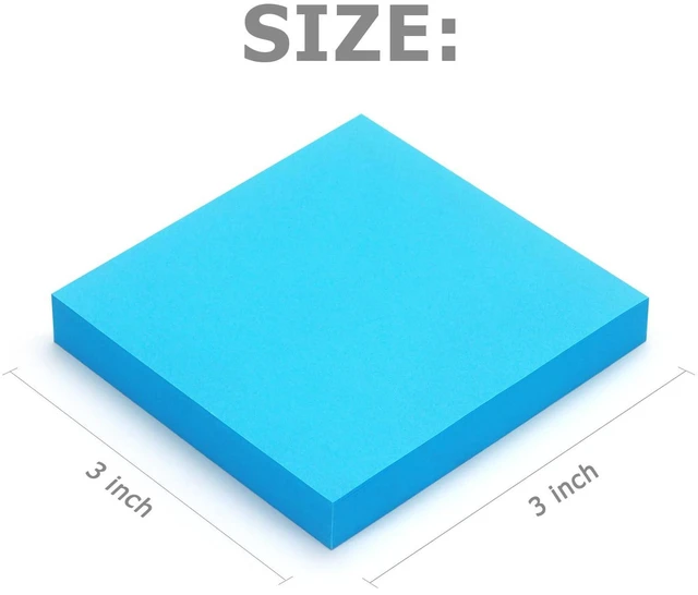 Alt view image 2 of 7 - 3x3in Bright Colors Self-Stick Sticky Notes, 24 Pads, 70 Sheets per Pad
