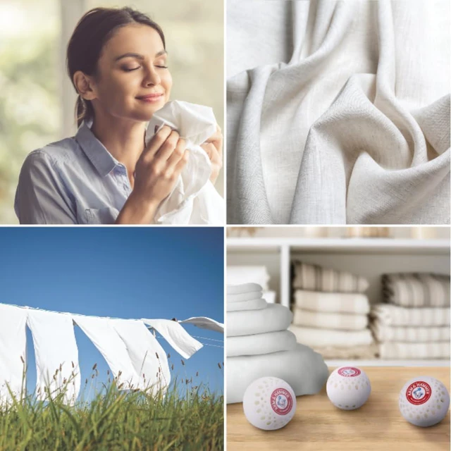 Alt view image 3 of 5 - Arm & Hammer OdorBusterz Odor Eliminator Balls, White Linen, 3 Count, Baking Soda Odor Control for Closets, Drawers, Hampers & Small Spaces