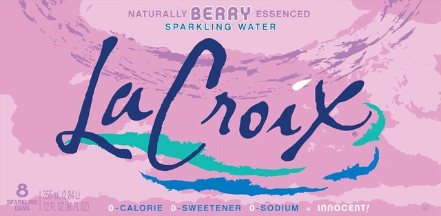 Alt view image 3 of 6 - La Croix Sparkling Water Berry, 12 Fl Oz, Pack of 8