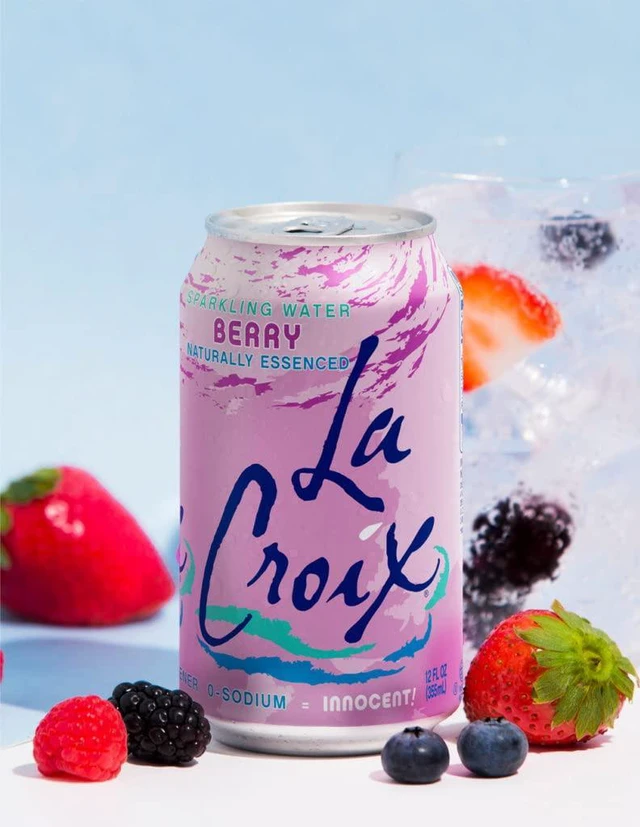 Alt view image 5 of 6 - La Croix Sparkling Water Berry, 12 Fl Oz, Pack of 8