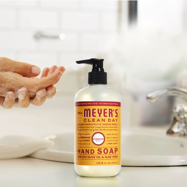 Alt view image 3 of 5 - MRS. MEYER'S CLEAN DAY 12.5Fl Oz, Pack of 2, Hand Soap, Clementine Scent