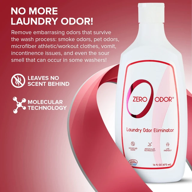 Alt view image 3 of 6 - Zero Odor In-Wash Laundry Odor Eliminator for Clothes