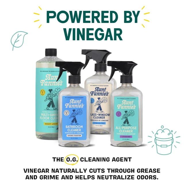Alt view image 3 of 6 - Aunt Fannie's Ultra Concentrated Vinegar Floor Cleaner, Bright Lemon, 64oz