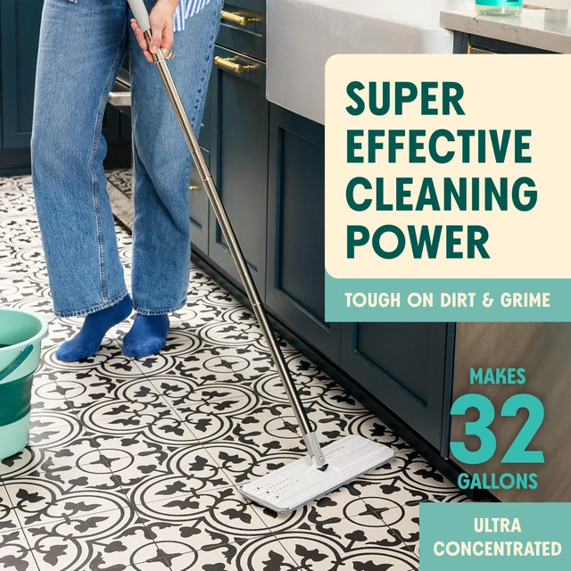Alt view image 6 of 6 - Aunt Fannie's Ultra Concentrated Vinegar Floor Cleaner, Bright Lemon, 64oz