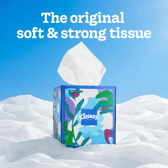 Alt view image 2 of 6 - Kleenex Trusted Care Facial Tissues, 4 Boxes, 70 Tissues per Box