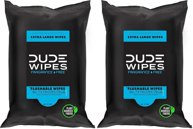 Main image of DUDE Wipes 18 Count (Pack of 2)