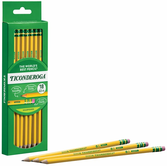 Main image of Ticonderoga Wood-Cased Pencils, Pre-Sharpened