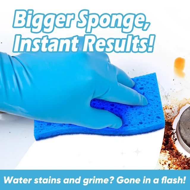 Alt view image 6 of 6 - AIDEA XL Sponges Kitchen 6Count, Non-Scratch Scrub Sponges for Dishes