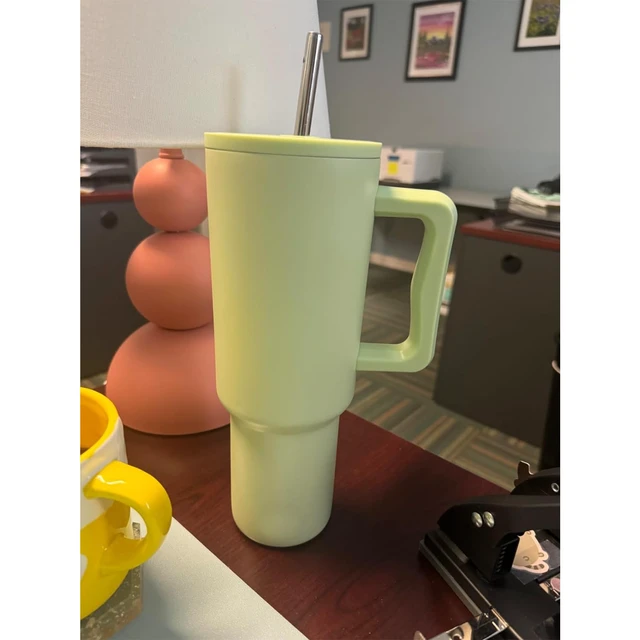 Alt view image 3 of 5 - dcieiosul Set of 4 Reusable Metal Straws, Long Stainless Steel Straw with Cleaning Brushes and Case, Drinking for 40 oz and 30 oz Tumblers