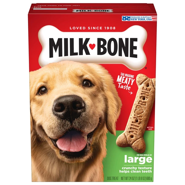 Alt view image 7 of 7 - Milk-Bone Original Dog Treats Biscuits for Large Dogs (Packaging May Vary), 24 Ounces (Pack of 2)