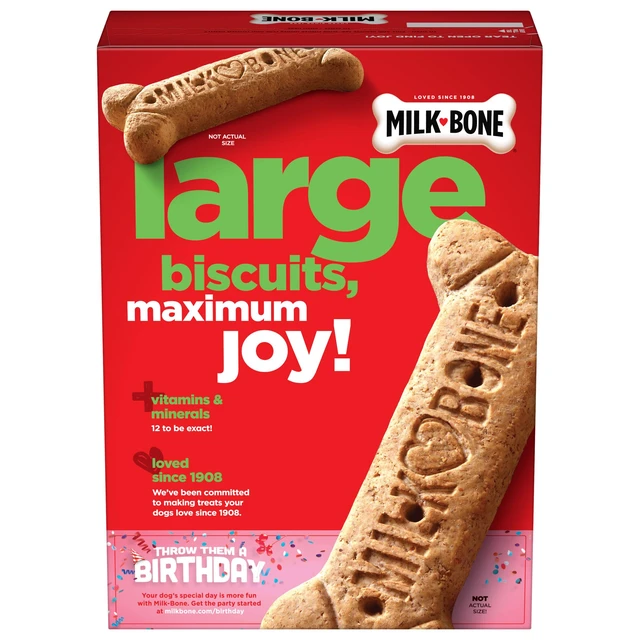 Alt view image 6 of 7 - Milk-Bone Original Dog Treats Biscuits for Large Dogs (Packaging May Vary), 24 Ounces (Pack of 2)