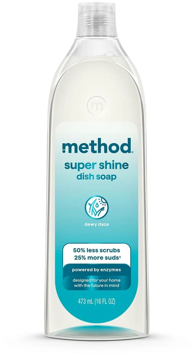 Main image of method Super Shine Liquid Dish Soap, Dewy Daze Scented, 16 fl oz