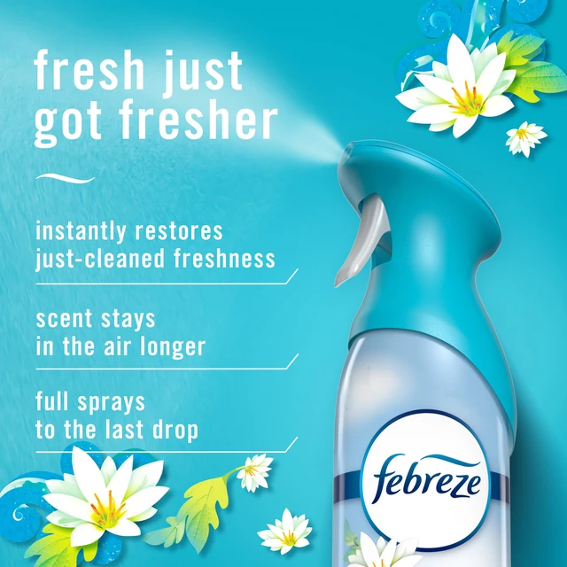 Alt view image 6 of 6 - Febreze Air Mist, Air Freshener Spray, Odor Fighting Room Spray, Deodorizer for Home Bathroom Kitchen Office Apartment Dorm Room Classroom, Gain Honey Berry Hula Scent, 8.1oz (Pack of 2)