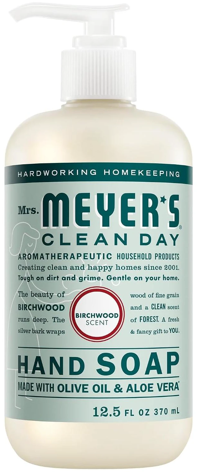 Main image of MRS. MEYER'S CLEAN DAY Hand Soap, Birchwood Scent, 12.5 Fl Oz Bottle