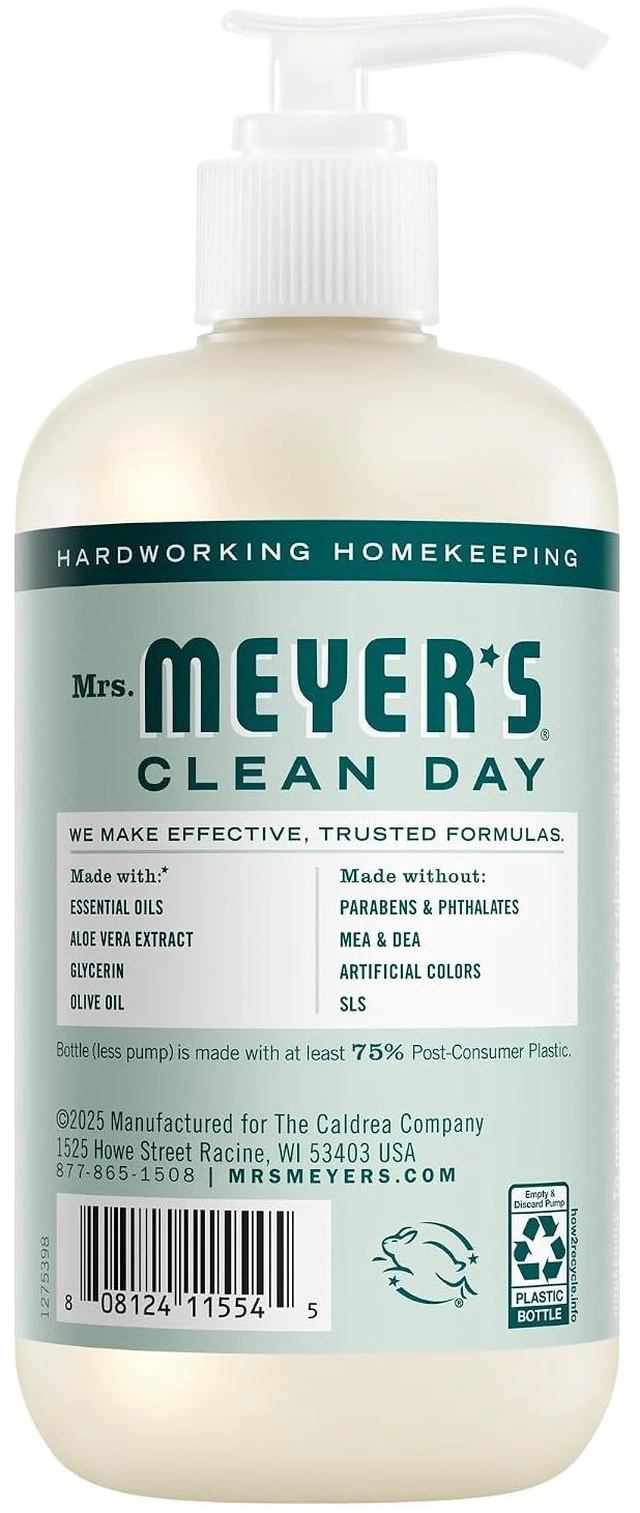 Alt view image 6 of 7 - MRS. MEYER'S CLEAN DAY Hand Soap, Birchwood Scent, 12.5 Fl Oz Bottle
