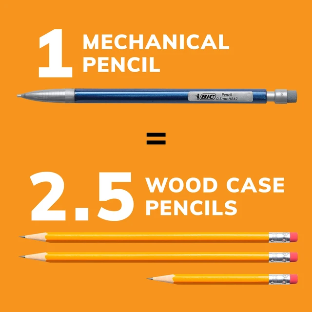 Alt view image 3 of 4 - BIC Xtra-Precision Mechanical Pencils, Fine Point, 0.5mm, 24-Count Pack