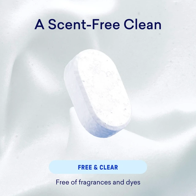 Alt view image 4 of 5 - BLUELAND 100% Plastic-Free Dishwasher Detergent Tablets, 60ct, Free & Clear