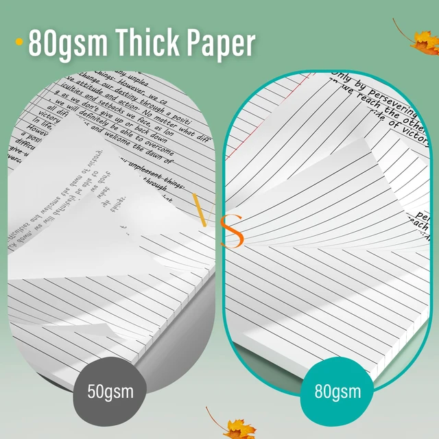 Alt view image 5 of 6 - 2 Pcs Legal Pads 8.5 x 11 Note Pads 8.5 x 11 Inch Notepad 60 Sheets Writing Pads Wide Ruled Lined Paper Pads White Paper Note Pads 8.5 x 11 with 30 Sheets Per Legal Pad for School, Office, Home