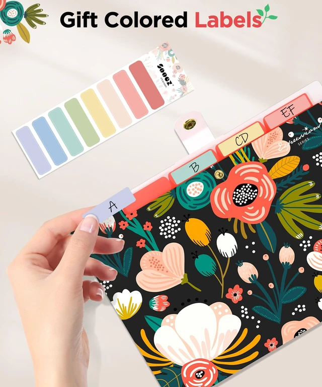 Alt view image 5 of 6 - Sooez Expanding File Folders Organizer with 5 Pockets