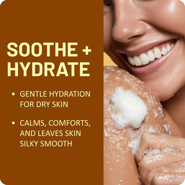 Alt view image 3 of 6 - St. Ives Oatmeal & Shea Butter Body Wash, 22oz, Daily Moisturizing Shower Gel with 100% Natural Extracts and Comforting Warm Fragrance