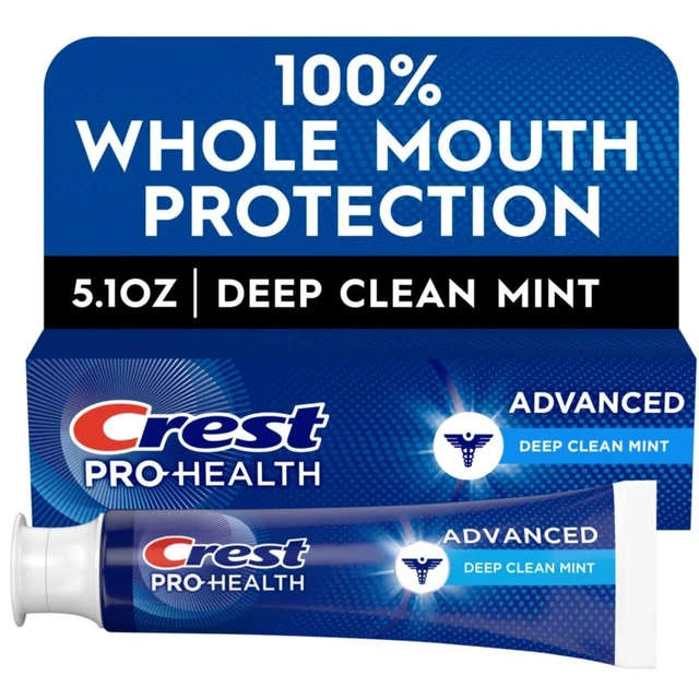 Alt view image 2 of 7 - Crest Pro-Health Advanced Deep Clean Mint Toothpaste 5.1Oz