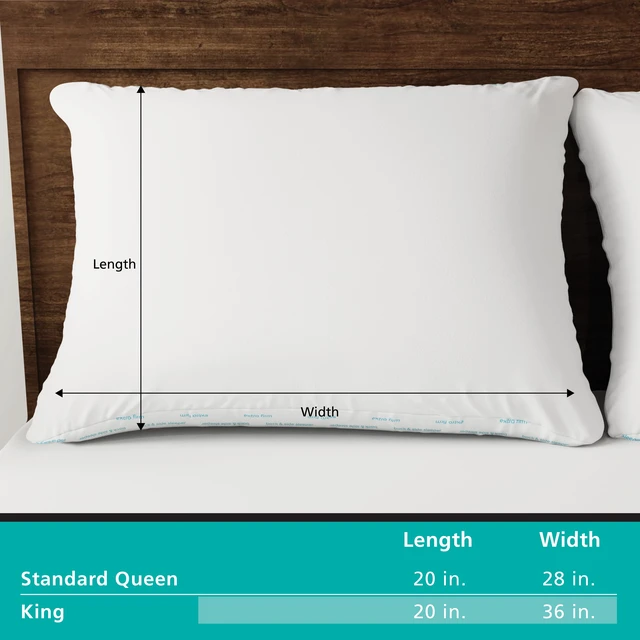 Alt view image 5 of 7 - Mainstays King Extra Firm Back and Side Sleeper Bed Pillow