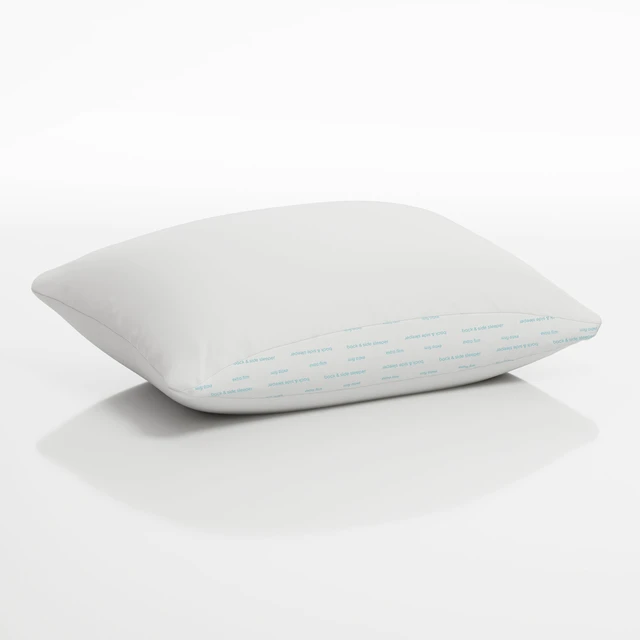 Alt view image 2 of 6 - Mainstays Back & Side Sleeper Bed Pillow, Standard/Queen, Extra Firm Support (2 Pack)