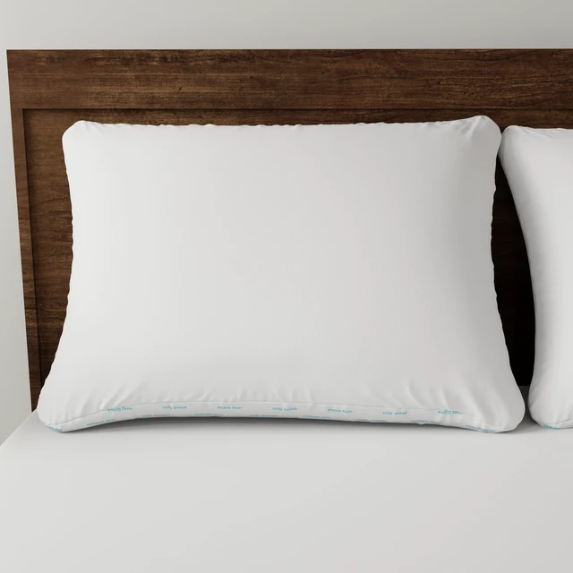 Alt view image 5 of 6 - Mainstays Back & Side Sleeper Bed Pillow, Standard/Queen, Extra Firm Support (2 Pack)