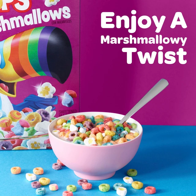 Alt view image 4 of 5 - Kellogg's Froot Loops Original with Marshmallows Breakfast Cereal, Mega Size, 23.7 oz, 12g Whole Grains