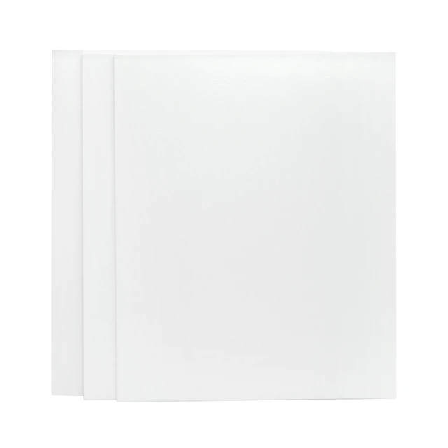 Alt view image 3 of 4 - 16"x20" 3-Piece Artist Canvas Panel, 100% Cotton Acid Free White Canvas, Deluxe, Ideal for Art Students, Educators, Artists and Professionals