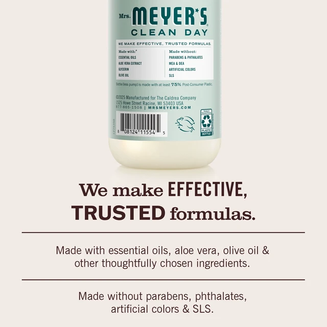 Alt view image 5 of 6 - Mrs. Meyers Clean Day Hand Soap, Birchwood Scent, 12.5 Fl Oz