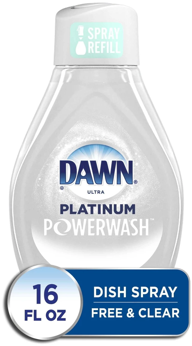 Main image of Dawn Free & Clear Power Wash Dish Spray, Dish Soap, Pear Scent Refill, 16oz