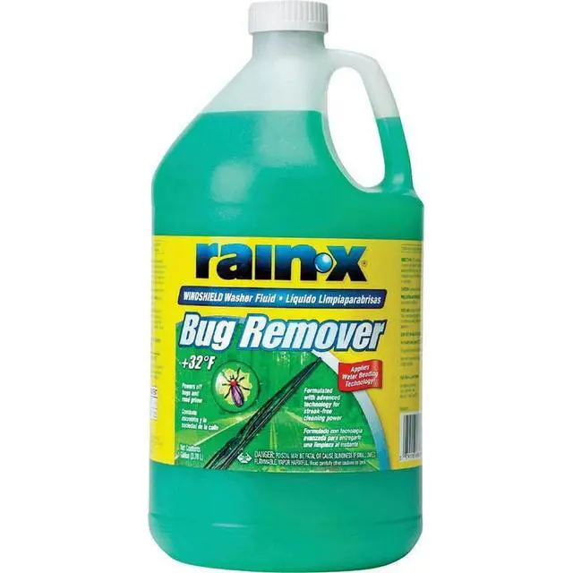 Alt view image 5 of 5 - (2 pack) Rain-X Bug Remover Windshield Washer Fluid, 1 Gallon, Streak-Free with Water Beading