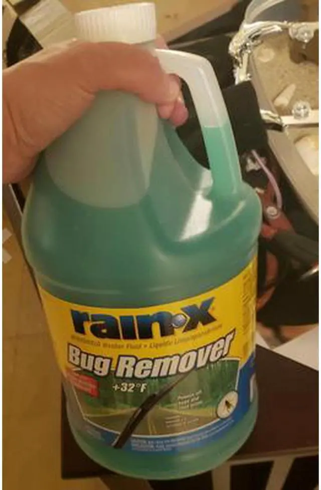 Alt view image 4 of 5 - (2 pack) Rain-X Bug Remover Windshield Washer Fluid, 1 Gallon, Streak-Free with Water Beading
