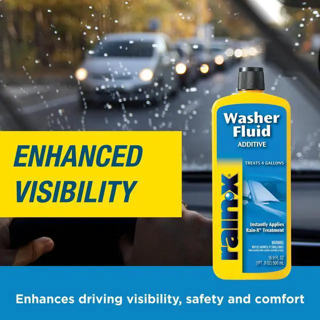 Alt view image 6 of 7 - Rain-X Washer Fluid Additive 16.9 oz Bottle for Enhanced Cleaning