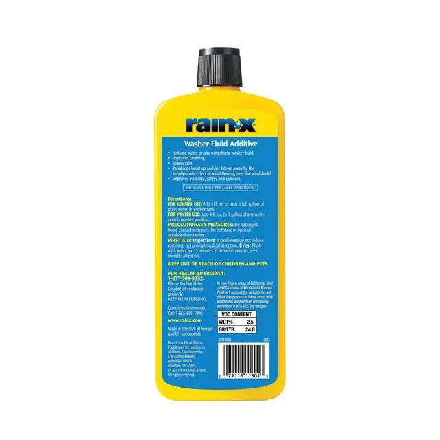 Alt view image 5 of 7 - Rain-X Washer Fluid Additive 16.9 oz Bottle for Enhanced Cleaning