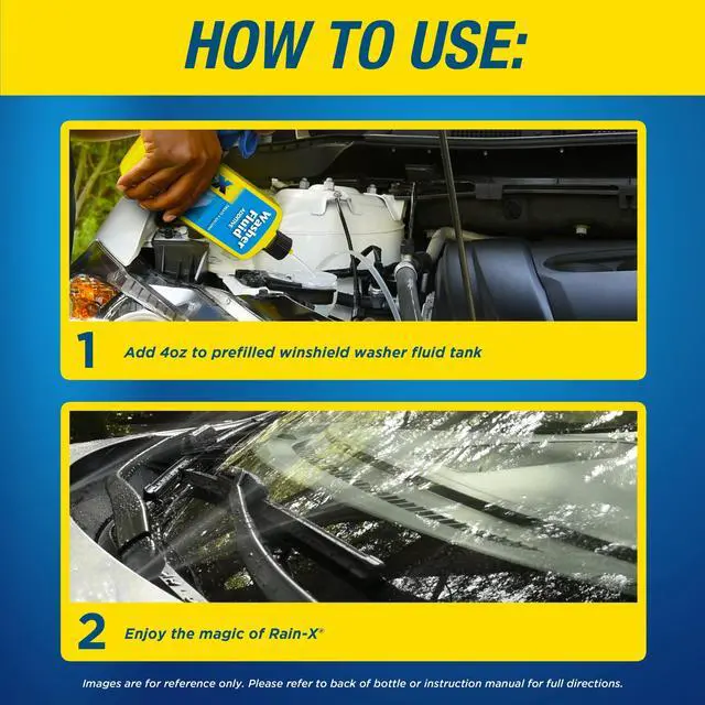 Alt view image 3 of 7 - Rain-X Washer Fluid Additive 16.9 oz Bottle for Enhanced Cleaning