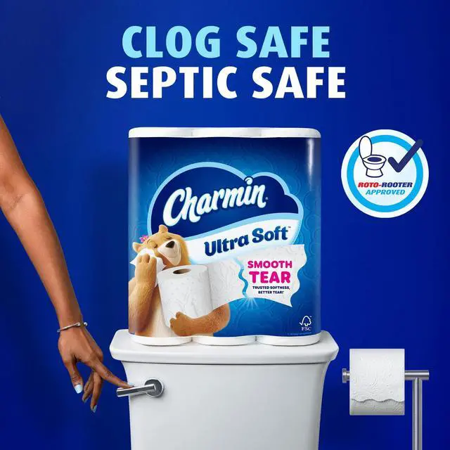 Alt view image 6 of 7 - Charmin Toilet Paper Ultra Soft, 6 Mega Rolls