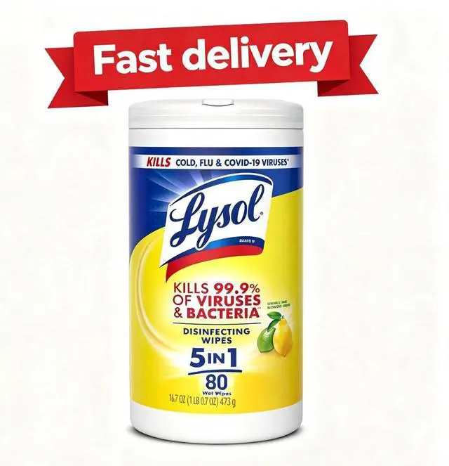 Main image of Lysol Disinfecting Wipes, All Purpose Cleaner, Multi Surface Antibacterial Cleaning Wipes, Cleaning Supplies, Lemon & Lime Blossom Scent, 80 Count