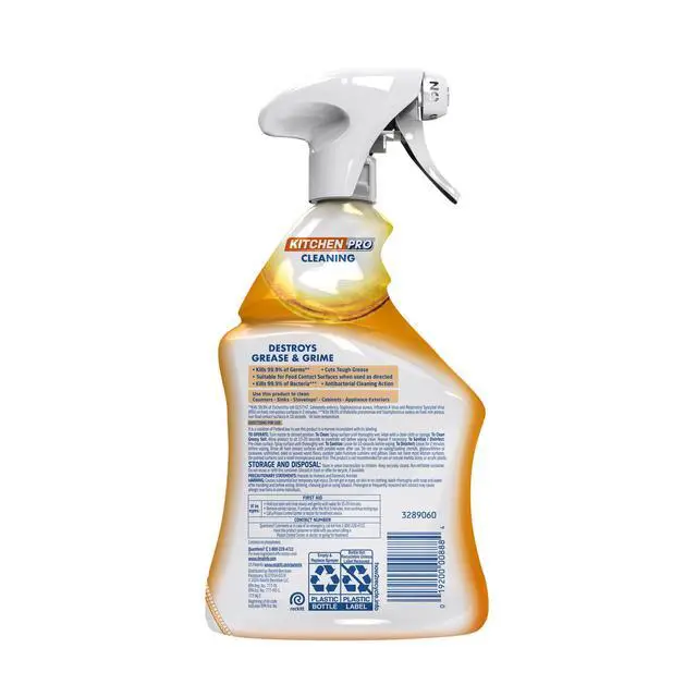 Alt view image 7 of 7 - LYSOL Kitchen Pro Antibacterial Cleaner - Trigger 9/22 fl oz.