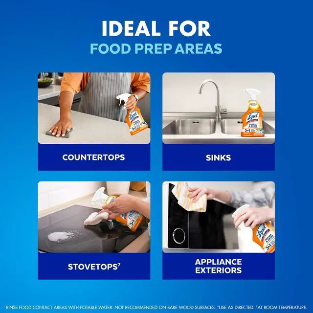Alt view image 5 of 7 - LYSOL Kitchen Pro Antibacterial Cleaner - Trigger 9/22 fl oz.