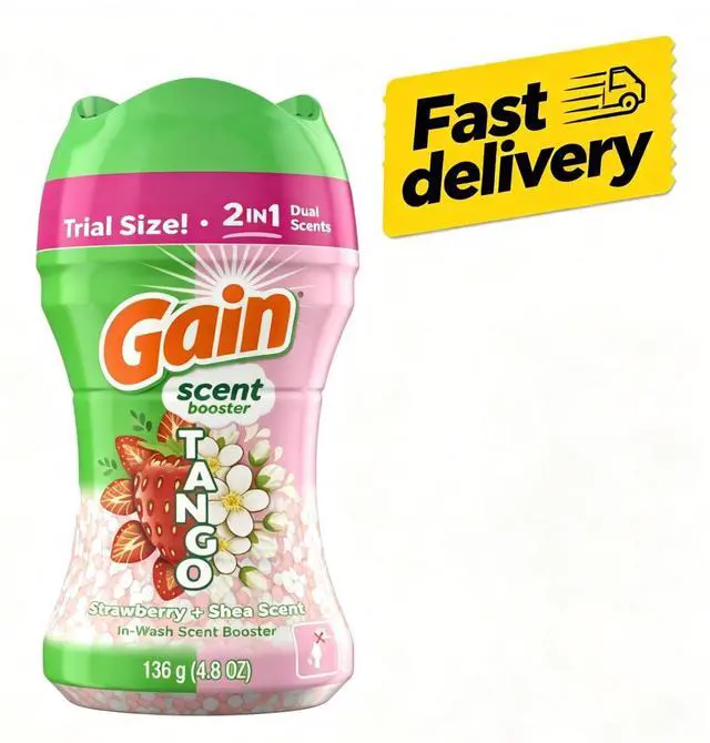 Main image of Gain Tango 2-in-1 Dual Scent In-Wash Laundry Scent Booster Beads, Strawberry & Shea Scent, 4.8 oz