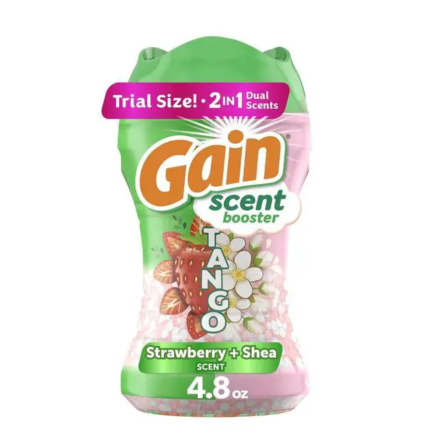 Alt view image 4 of 6 - Gain Tango 2-in-1 Dual Scent In-Wash Laundry Scent Booster Beads, Strawberry & Shea Scent, 4.8 oz