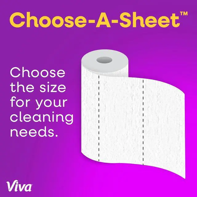 Alt view image 7 of 7 - Viva Signature Cloth Paper Towels, 1 Triple Roll, 129 Sheets per Roll