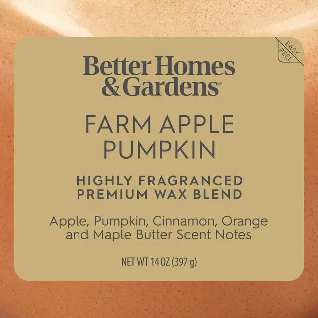 Alt view image 4 of 7 - Better Homes & Gardens 2-Wick Jar Candle, Farm Apple & Pumpkin, 14 oz