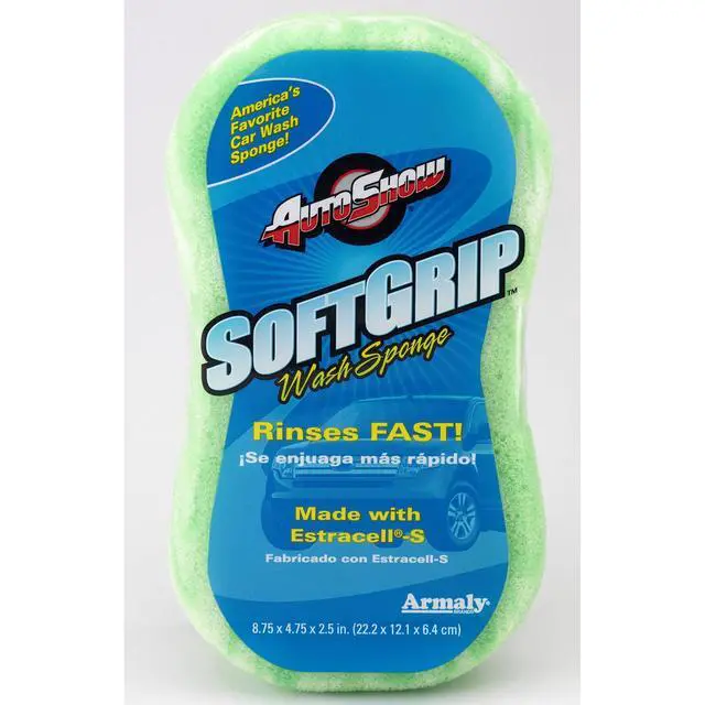 Alt view image 3 of 4 - (2 pack) AutoShow Estracell-S Exterior Wash Sponge Assorted Colors