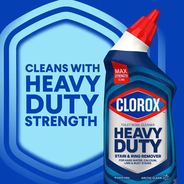 Alt view image 7 of 7 - Clorox Heavy Duty Toilet Bowl Bathroom Cleaner, Arctic Clean, 24 fl oz, 2 Pack