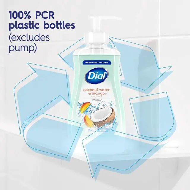 Alt view image 3 of 7 - Dial Clean + Gentle Liquid Hand Soap Refill, Coconut Water & Mango Gentle Hand Soap, 52 oz